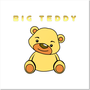 Big Teddy Yellow Posters and Art